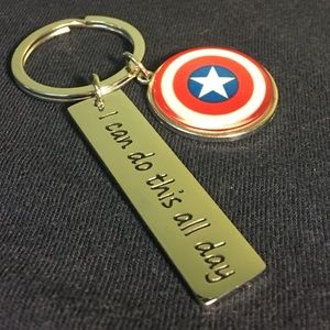 Avengers Themed Captain America Keychain